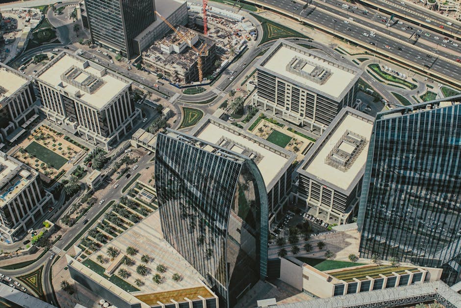 Scenic view of Dubai, United Arab Emirates