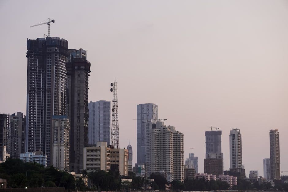 Scenic view of Mumbai, India