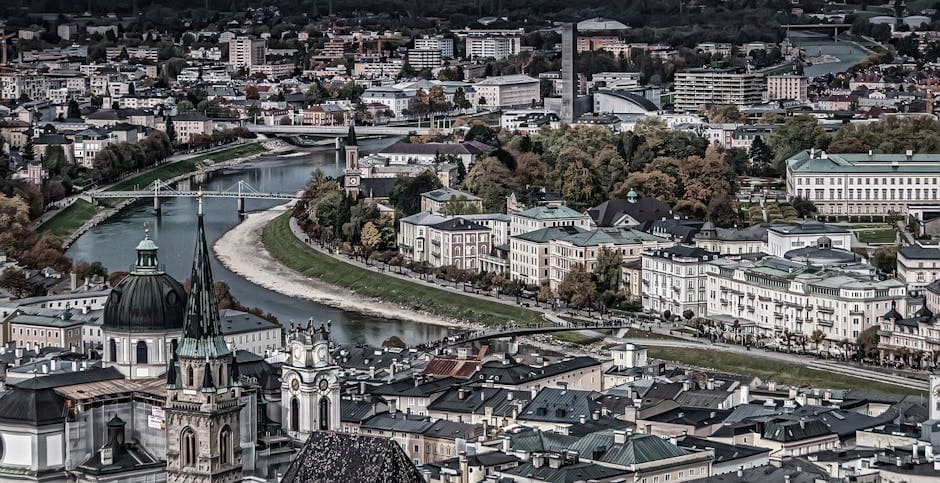 Scenic view of Salzburg, Austria