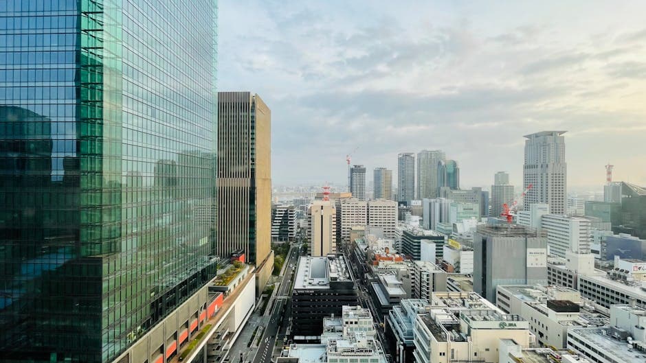 Scenic view of Tokyo, Japan